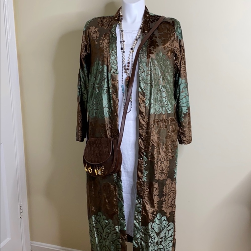 Silverado Brown & Sage Duster/Kimono